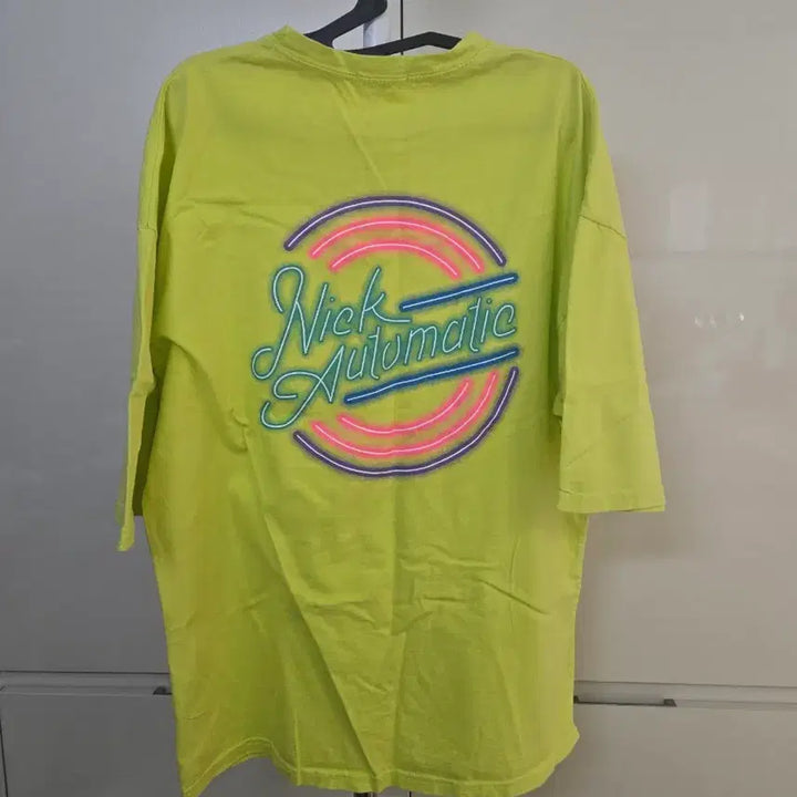 [BUNJANG] NICK AUTOMATIC Fluorescent T-Shirt / NICK AUTOMATIC 형광 반팔티셔츠