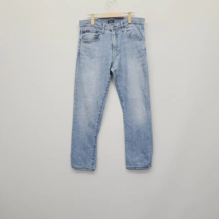 [BUNJANG] Polo Ralph Lauren Hampton Relaxed Straight Jeans / [정품] 폴로 랄프로렌 햄튼 릴렉스 스트레이트 진 33x32 연청