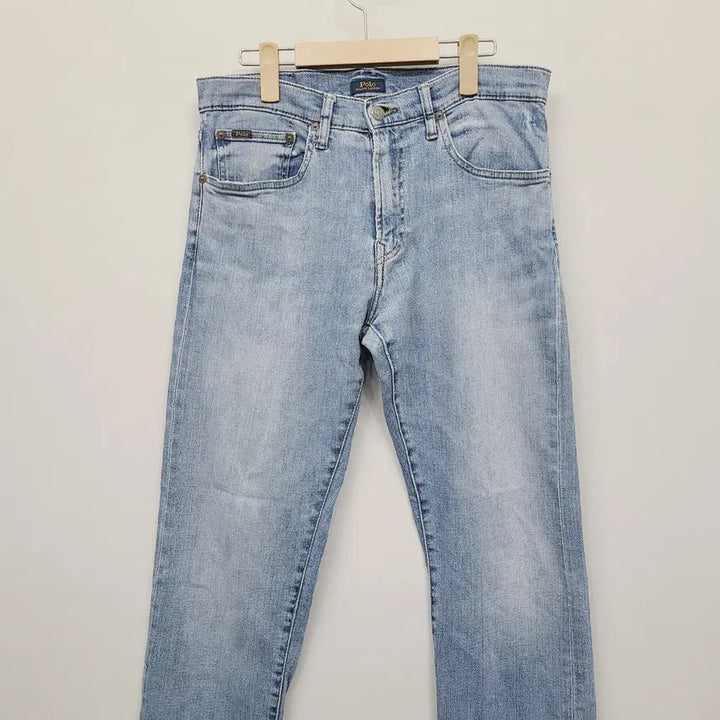 [BUNJANG] Polo Ralph Lauren Hampton Relaxed Straight Jeans / [정품] 폴로 랄프로렌 햄튼 릴렉스 스트레이트 진 33x32 연청