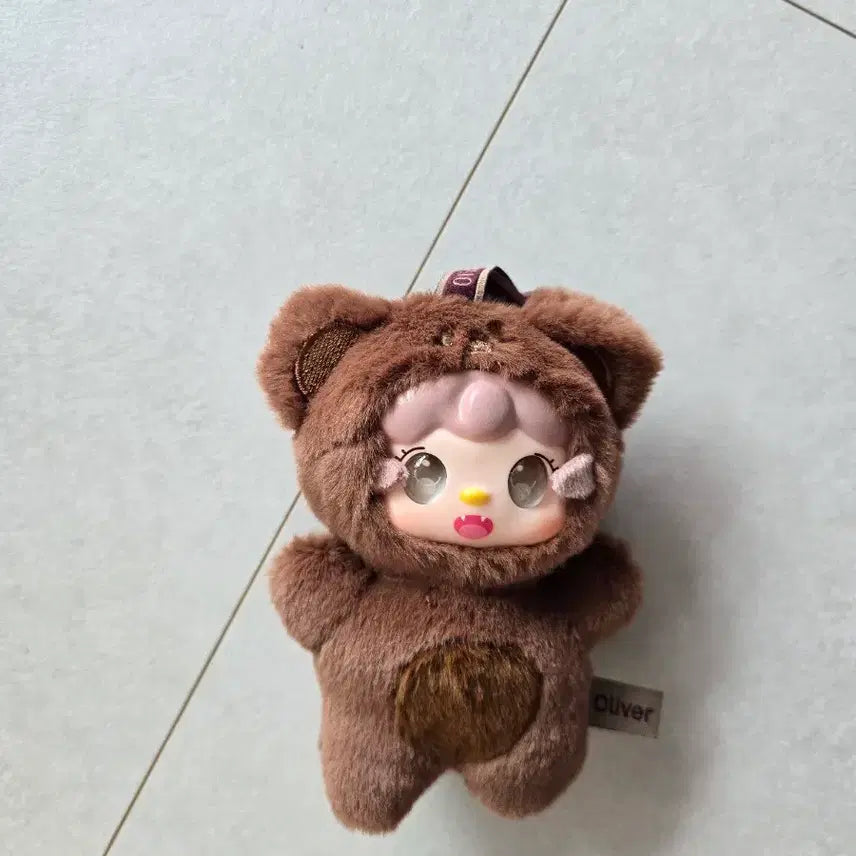 [BUNJANG] Molly Oliver Bear Brown Doll Keyring / 몰리 oliver 베어 브라운 인형 키링