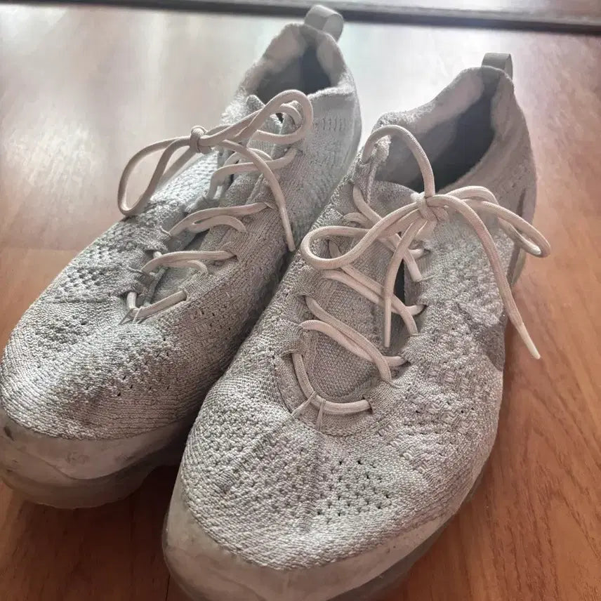[BUNJANG] Nike Air VaporMax Flyknit 3 Pure Platinum Sneakers / 나이키 베이퍼맥스 플라이니트3 퓨우 플래티넘