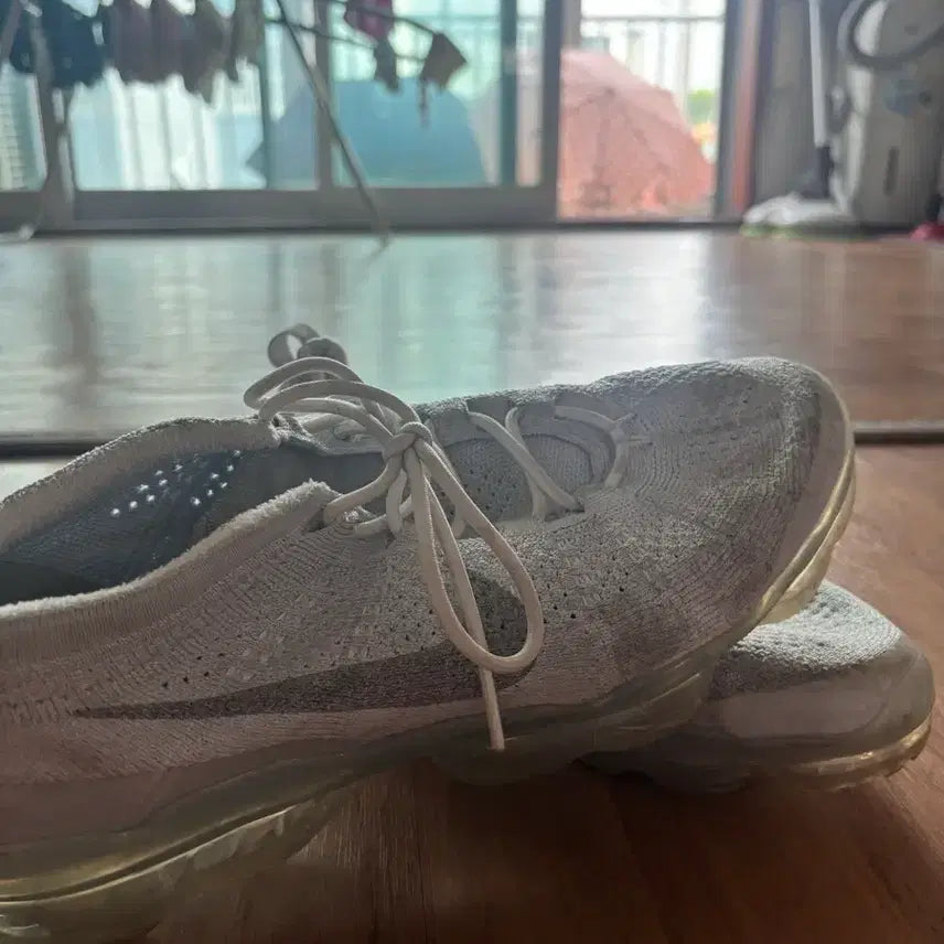 [BUNJANG] Nike Air VaporMax Flyknit 3 Pure Platinum Sneakers / 나이키 베이퍼맥스 플라이니트3 퓨우 플래티넘