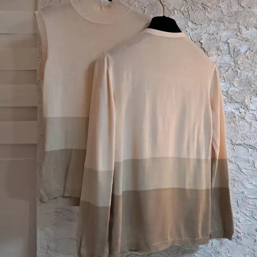 [BUNJANG] Italian Pure Silk Knit Cardigan Set / 새상품(55)이태리 퓨어실크100%고퀄 니트가디건세트