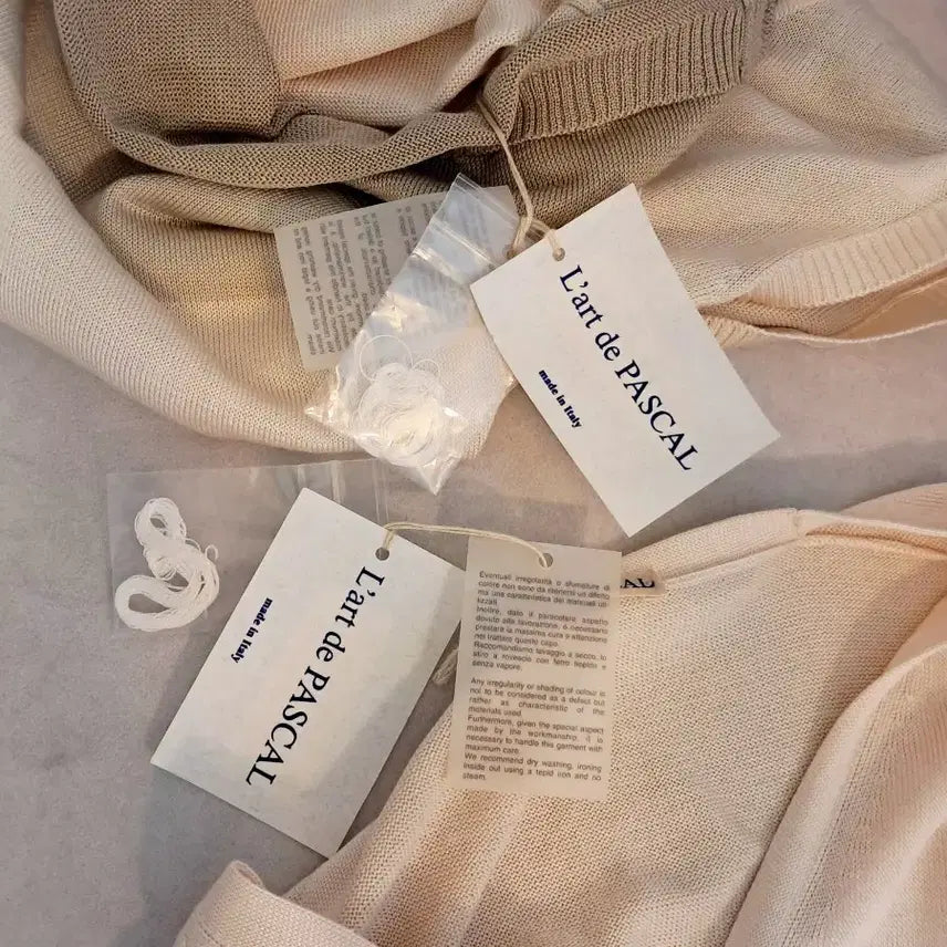 [BUNJANG] Italian Pure Silk Knit Cardigan Set / 새상품(55)이태리 퓨어실크100%고퀄 니트가디건세트