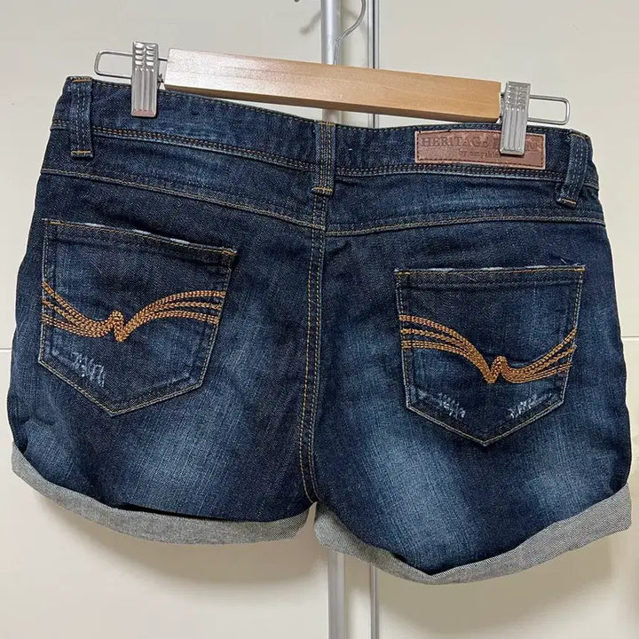[BUNJANG] Vintage Roll-Up Denim Shorts / 빈티지 롤업 데님 반바지 오네갸루