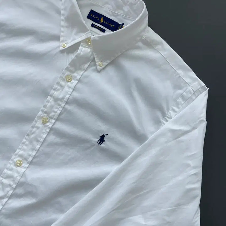 [SOLD OUT] [L] 폴로 랄프로렌 코튼 포플린 셔츠 클래식핏 QR인증