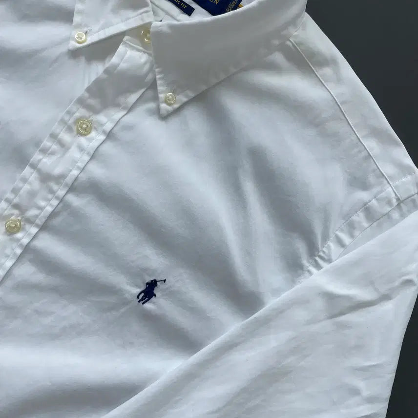 [SOLD OUT] [L] 폴로 랄프로렌 코튼 포플린 셔츠 클래식핏 QR인증