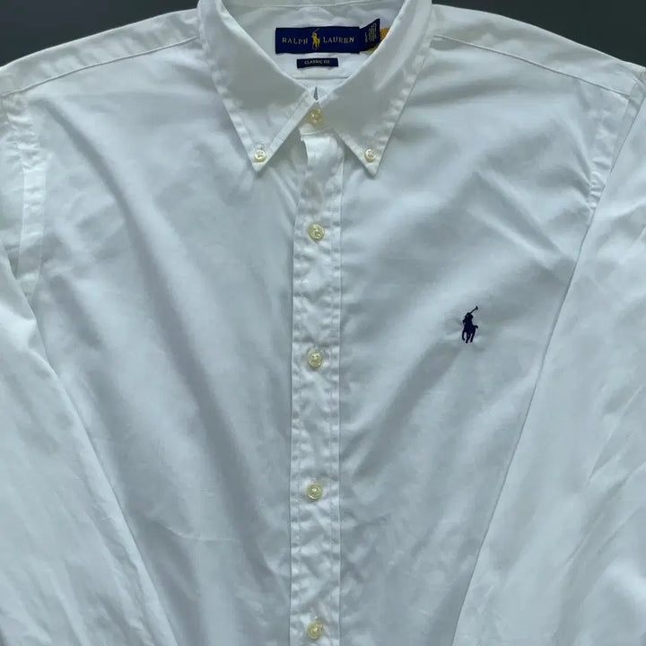 [SOLD OUT] [L] 폴로 랄프로렌 코튼 포플린 셔츠 클래식핏 QR인증