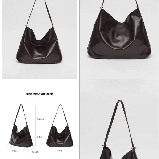 [BUNJANG] Le Aube Natural Cowhide Riang Bag Dark Brown / 르아보네 천연소가죽 리앙백 다크브라운 품절상품