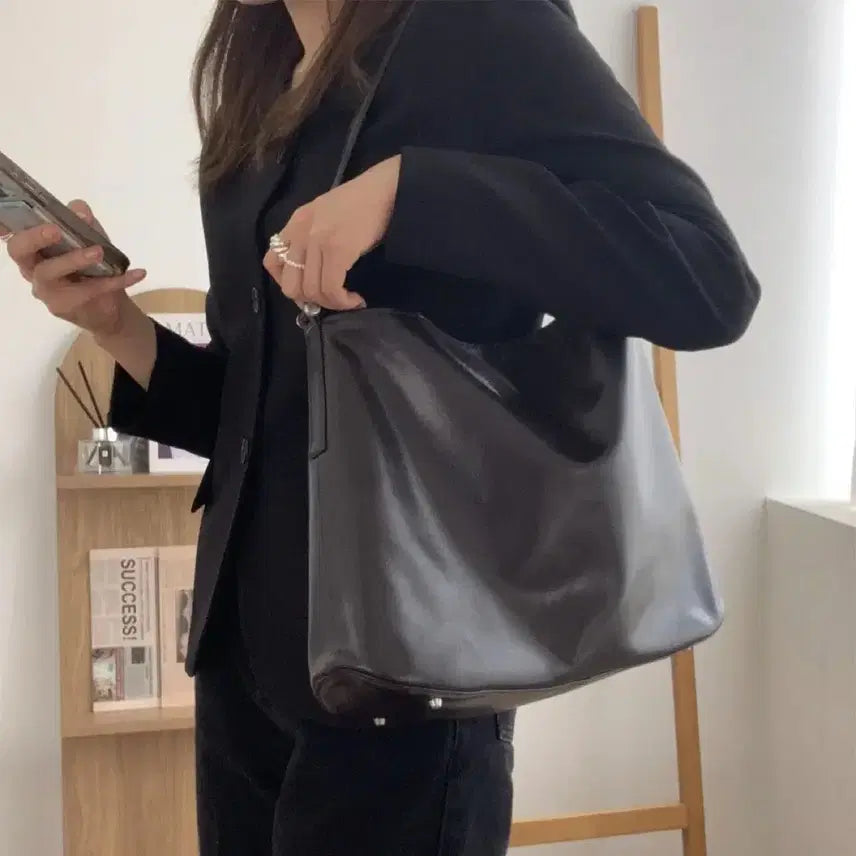 [BUNJANG] Le Aube Natural Cowhide Riang Bag Dark Brown / 르아보네 천연소가죽 리앙백 다크브라운 품절상품