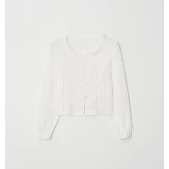 [BUNJANG] Zaenio White Frill Blouse / zaenio 흰색 프릴 블라우스