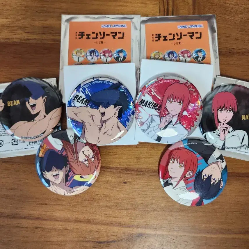[BUNJANG] Chainsaw Man Badge Bundle Set / 체인소맨 캔뱃지