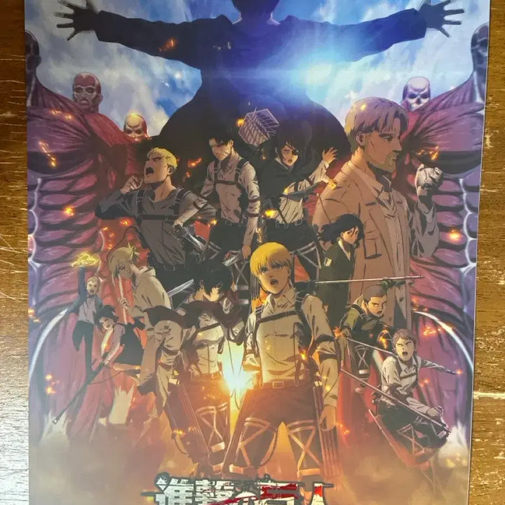 [BUNJANG] Attack on Titan A3 Art Poster Set / 진격의 거인 아트그라피 아트포스터(A3) 2종세트