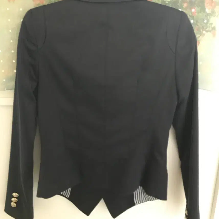 [BUNJANG] RYAN NEW YORK Black Gold Button Jacket / (택포)RYAN NEW YORK 블랙 금장 버튼 자켓