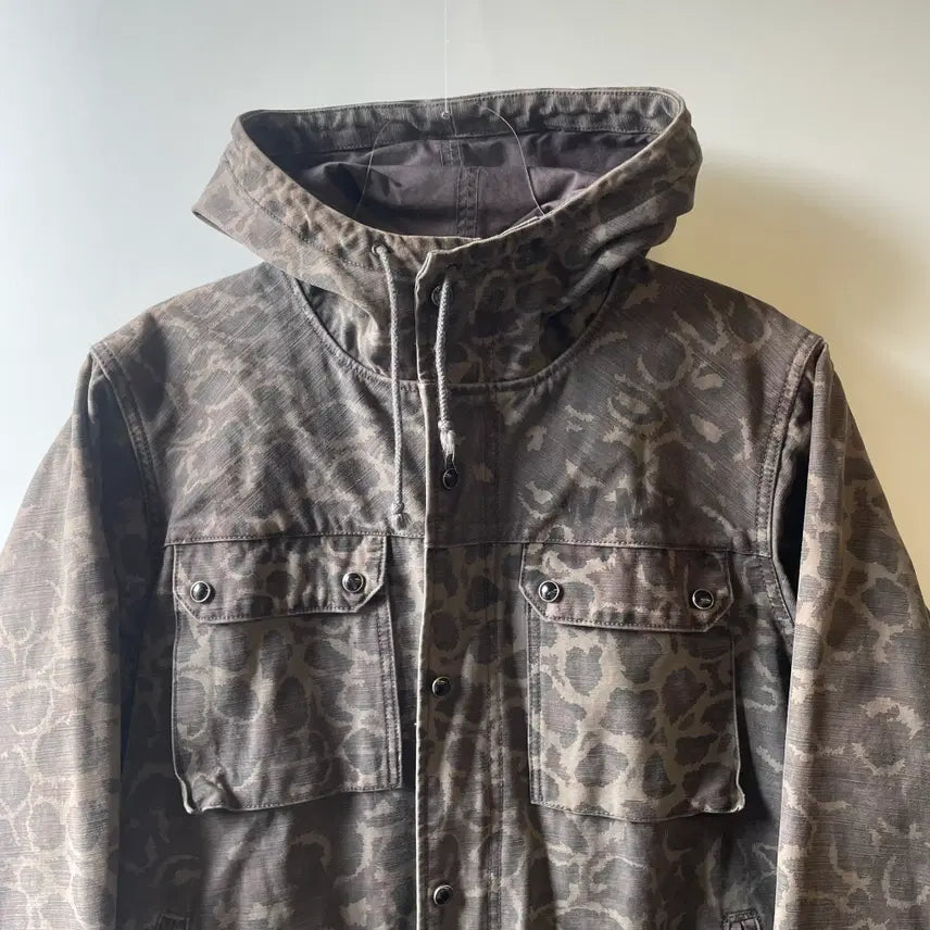 [BUNJANG] Wacko Maria Leopard Field Jacket / 와코마리아 레오파드 야상자켓
