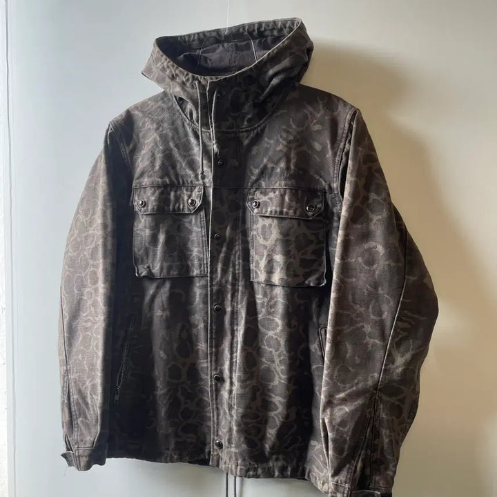 [BUNJANG] Wacko Maria Leopard Field Jacket / 와코마리아 레오파드 야상자켓