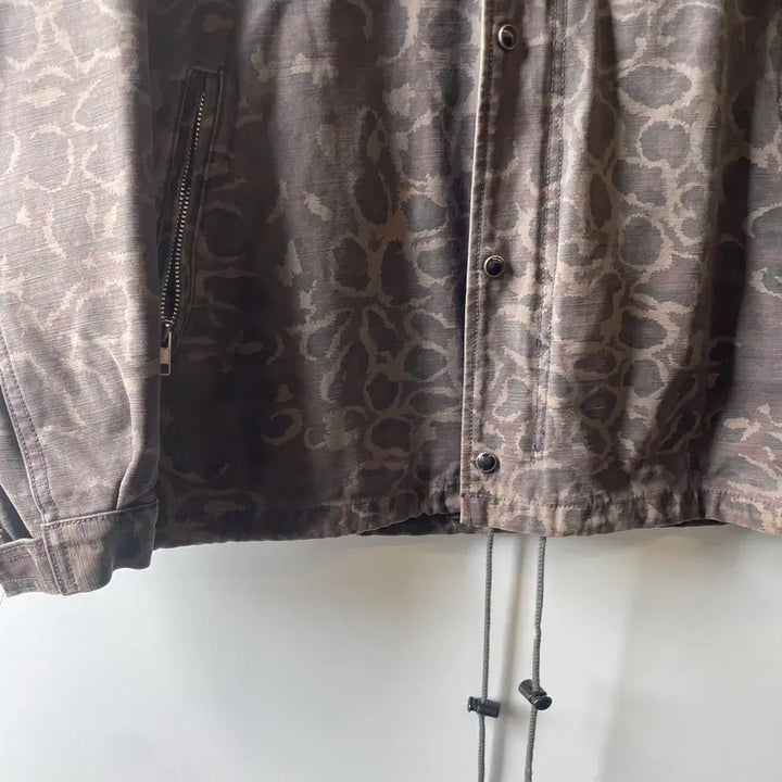 [BUNJANG] Wacko Maria Leopard Field Jacket / 와코마리아 레오파드 야상자켓