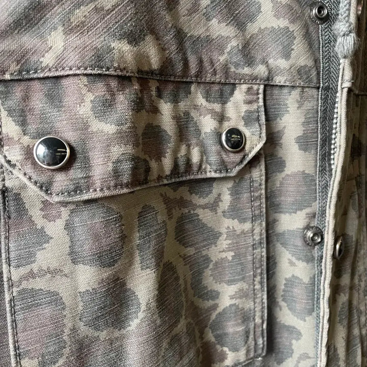 [BUNJANG] Wacko Maria Leopard Field Jacket / 와코마리아 레오파드 야상자켓