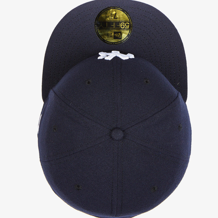 [BUNJANG] New Era New York Yankees Authentic Snapback Hat Navy 58cm / 새) 뉴에라 뉴욕 양키스 어센틱 스냅백 모자 네이비 58cm 새상품