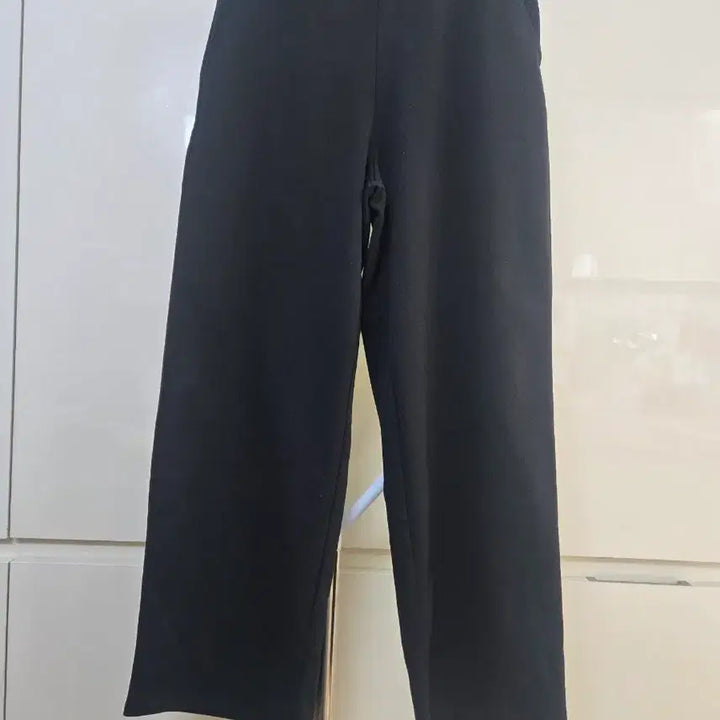 [BUNJANG] Black Wide Banding Pants / 블랙 와이드 밴딩 팬츠