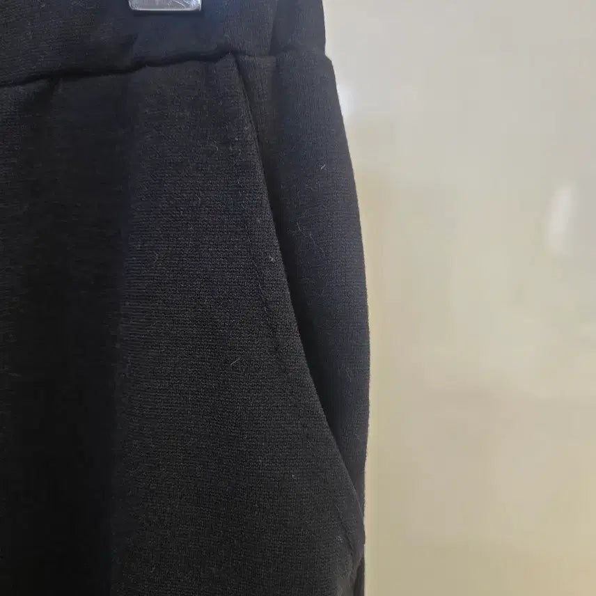 [BUNJANG] Black Wide Banding Pants / 블랙 와이드 밴딩 팬츠