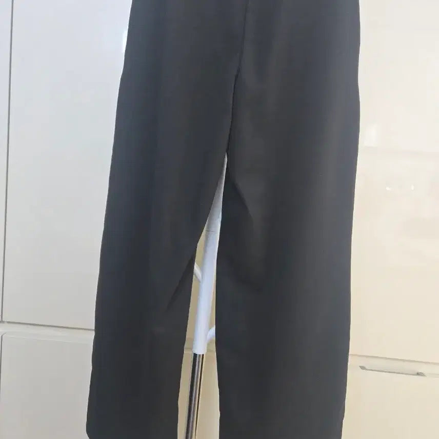[BUNJANG] Black Wide Banding Pants / 블랙 와이드 밴딩 팬츠