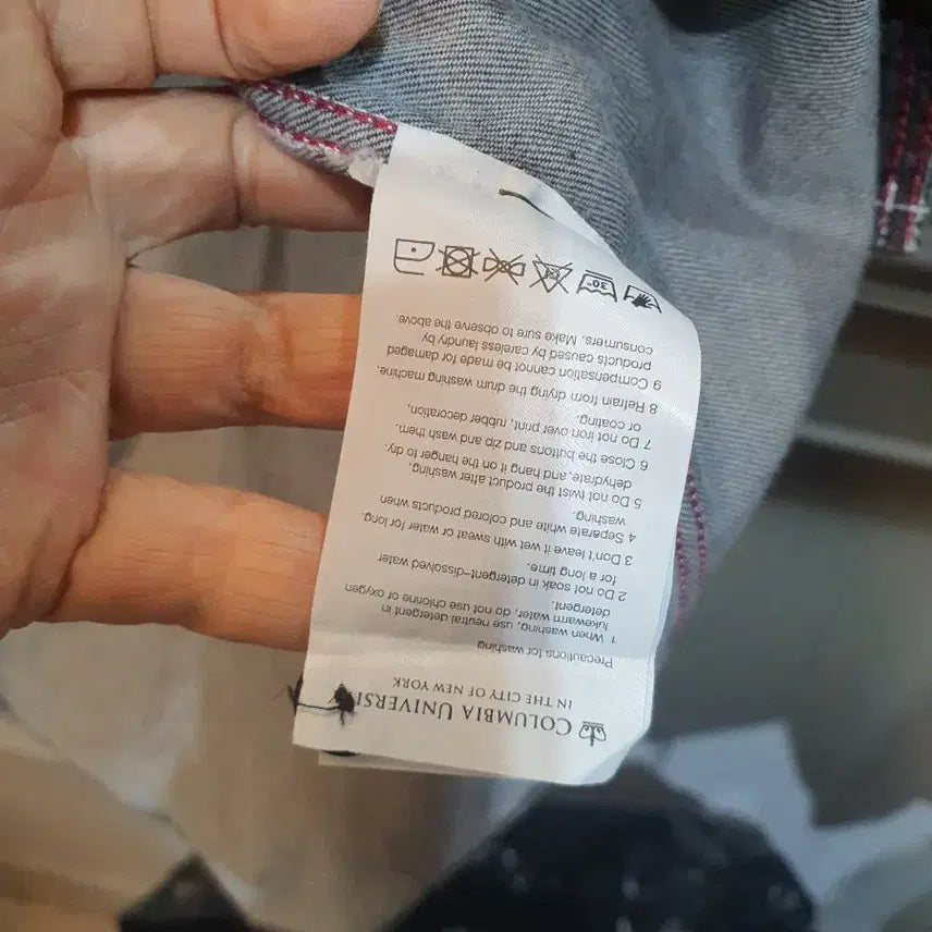 [BUNJANG] Columbia Black Denim Short Sleeve Shirt M / 컬럼비아 블랙 데님 반팔 셔츠 M