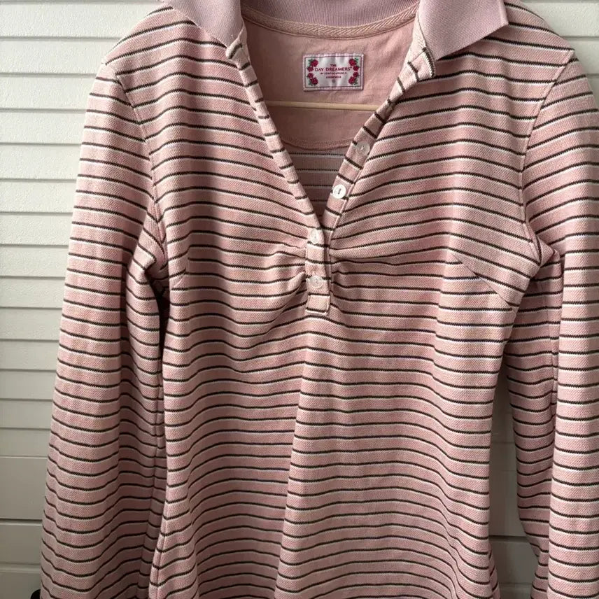 [SOLD OUT] 스컬프터 셔링 테니스 셔츠 핑크 s