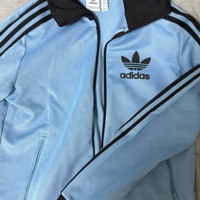 [BUNJANG] Adidas Three Stripes Track Top Blue / 아디다스 삼선 트랙탑 블루