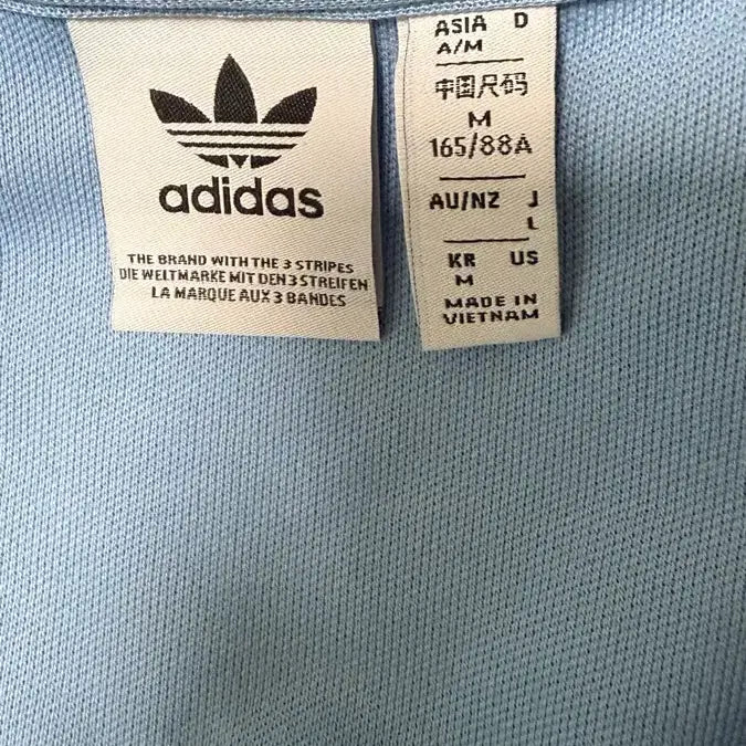 [BUNJANG] Adidas Three Stripes Track Top Blue / 아디다스 삼선 트랙탑 블루