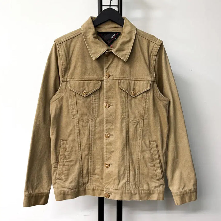 [BUNJANG] Kittle Two-Way Convertible Trucker Jacket / 키틀 투웨이 컨버터블 트러커 자켓