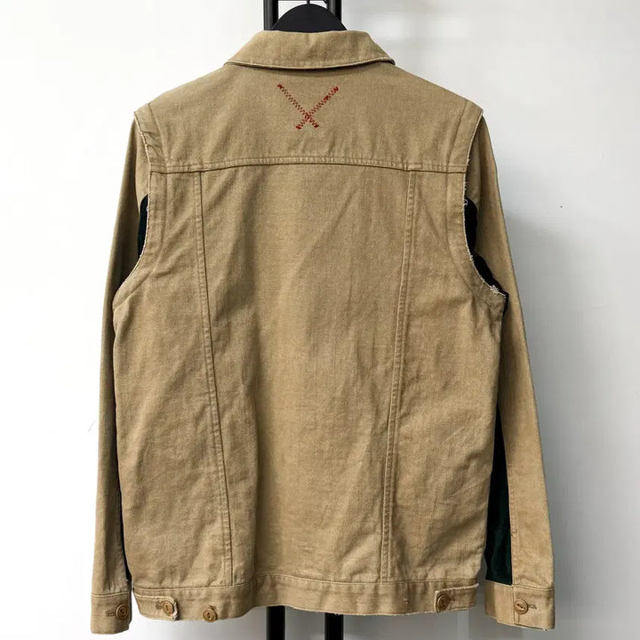 [BUNJANG] Kittle Two-Way Convertible Trucker Jacket / 키틀 투웨이 컨버터블 트러커 자켓