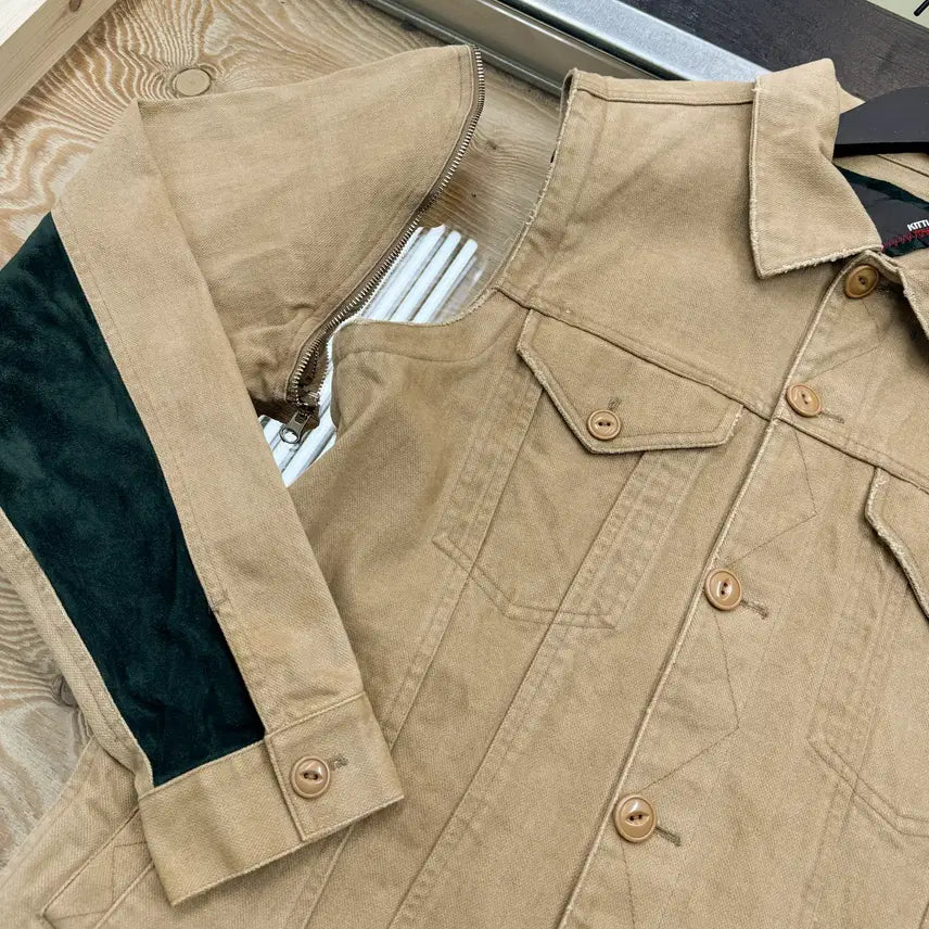 [BUNJANG] Kittle Two-Way Convertible Trucker Jacket / 키틀 투웨이 컨버터블 트러커 자켓