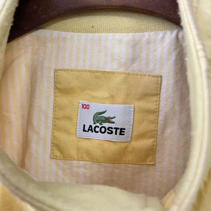 [BUNJANG] Lacoste Yellow Bomber Jacket 100 / 라코스테 옐로우 봄버 자켓 100