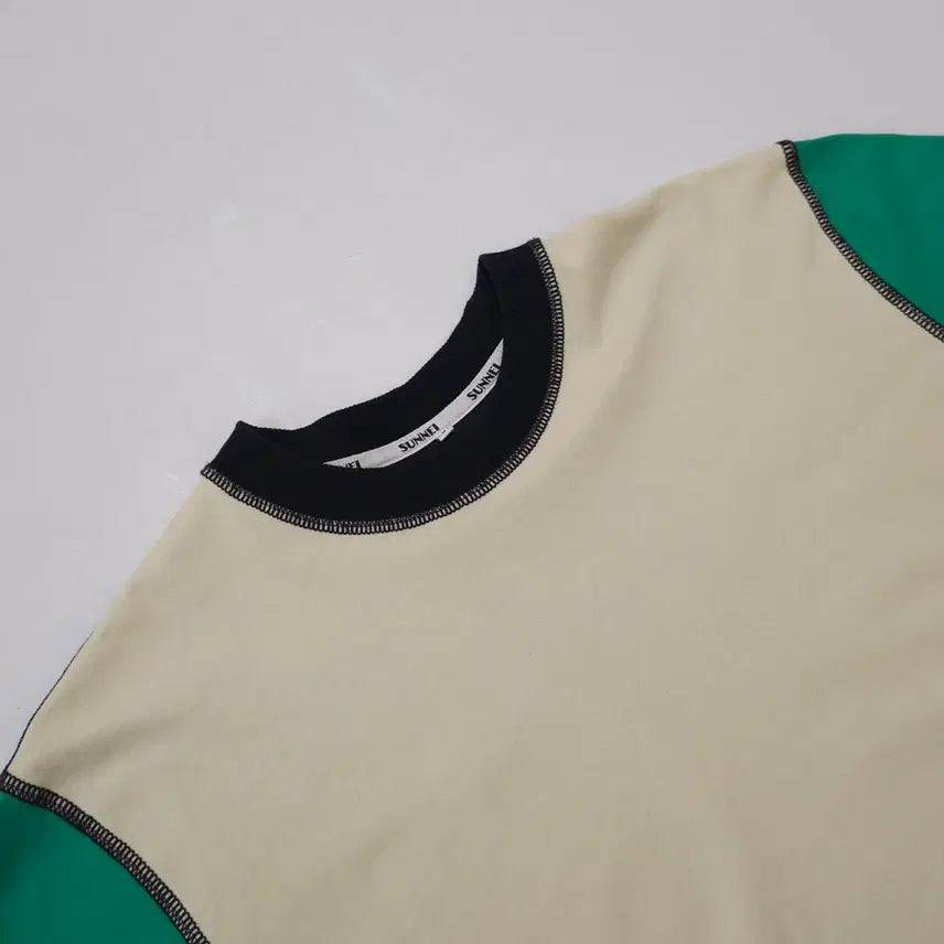 [BUNJANG] Sunnei Color Block T-shirt / s) 써네이 컬러블록 티셔츠