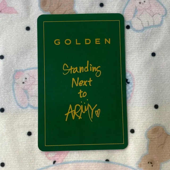 [BUNJANG] BTS Jungkook Golden MCD Photocard / BTS 방탄  golden 공방 포카 mcd 전정국 포토카드
