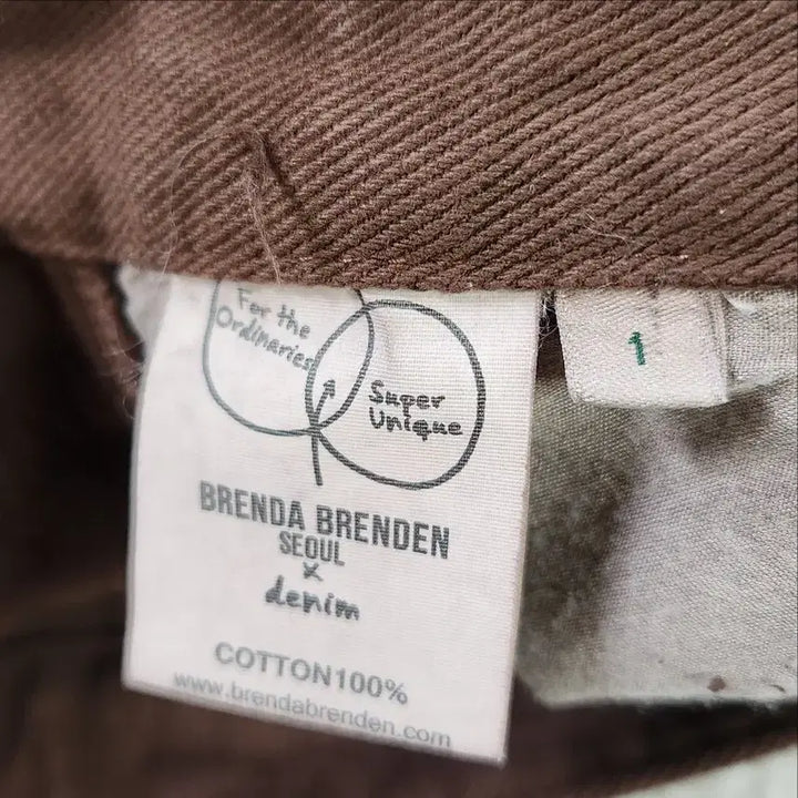 [BUNJANG] Brenda Brendon Carpenter Denim Half Pants Brown Women&