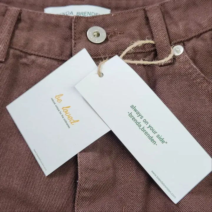 [BUNJANG] Brenda Brendon Carpenter Denim Half Pants Brown Women&