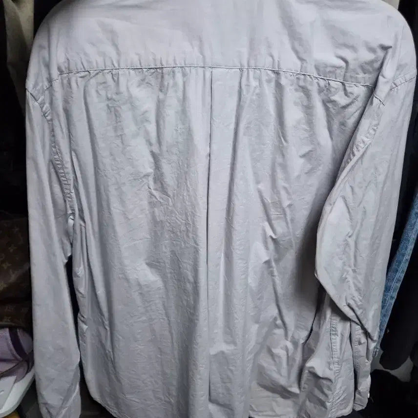 [BUNJANG] UNION BLUE Laundry Light Gray Shirt L / 유니온블루 런드리 셔츠 라벤더 그레이 셔츠 L