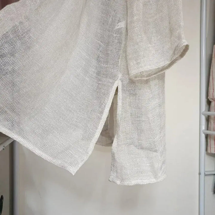 [BUNJANG] Eileen Fisher Organic Linen Blend Mesh Cardigan / eileen fisher 아일린피셔 시그니쳐 오가닉린넨혼방 메쉬 가디건