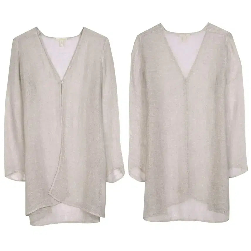 [BUNJANG] Eileen Fisher Organic Linen Blend Mesh Cardigan / eileen fisher 아일린피셔 시그니쳐 오가닉린넨혼방 메쉬 가디건