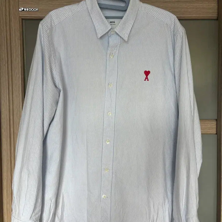 [BUNJANG] AMI Stripe Shirt Size 42 / 아미 스트라이프셔츠 42사이즈