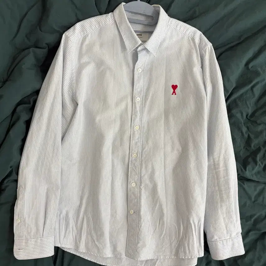 [BUNJANG] AMI Stripe Shirt Size 42 / 아미 스트라이프셔츠 42사이즈