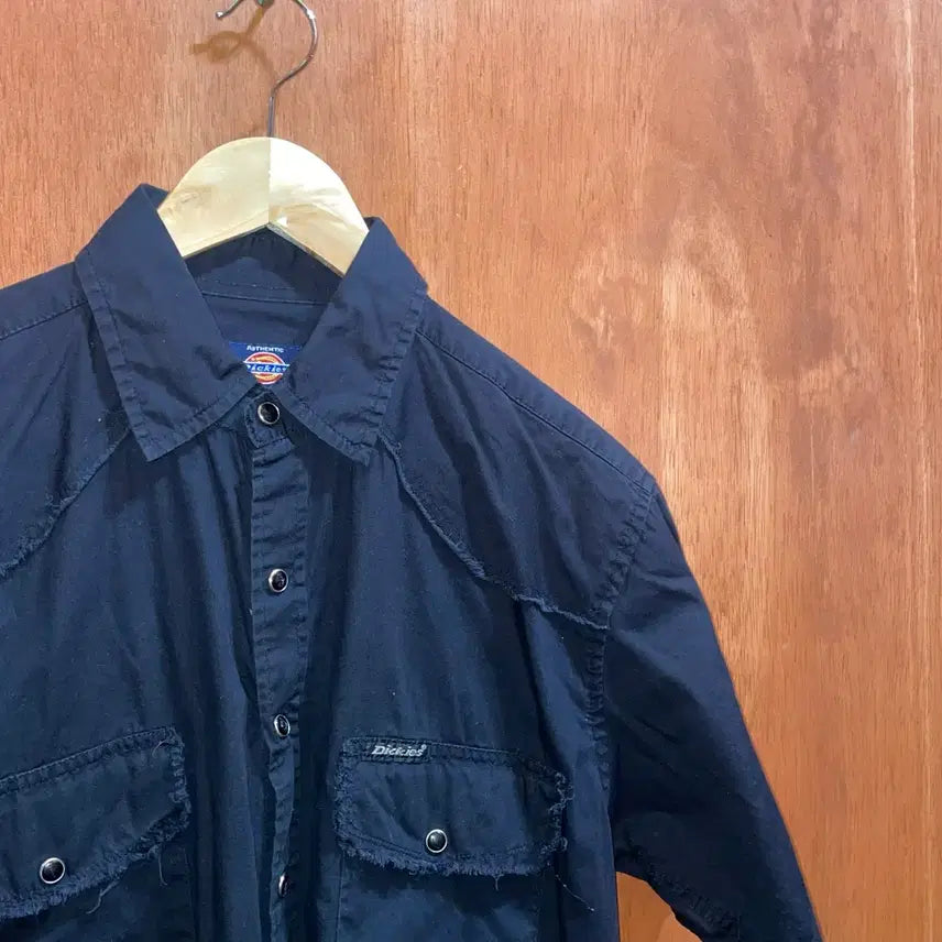 [BUNJANG] Dickies Work Shirt (Black) - Short Sleeve / (M) Dickies 디키즈 반팔 워크 셔츠 블랙