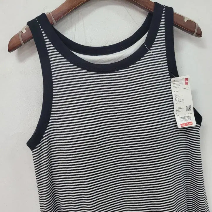[SOLD OUT] 새상품) 유니클로 스트라이프 롱 원피스 브라캡