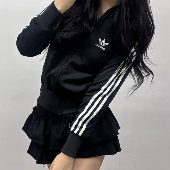 [BUNJANG] Adidas Firebird Semi-Crop Track Top (Size 85) / 아디다스 파이어버드 세미크롭 트랙탑 (85)