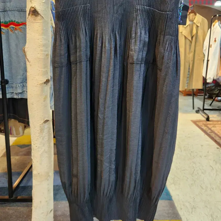 [BUNJANG] Vintage Pleated Sleeveless Dress / 90s 제펜 민소매 플리츠 민소매 빈티지 원피스 미사용품