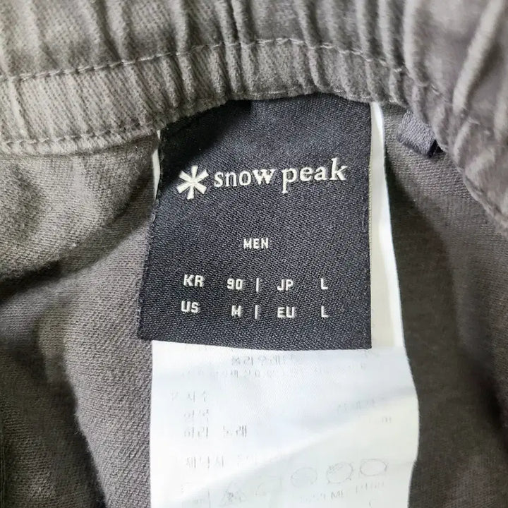[BUNJANG] Snowpeak Cargo Jogger Pants Charcoal / 스노우피크 랜드 카고 조거팬츠 90(L) 차콜