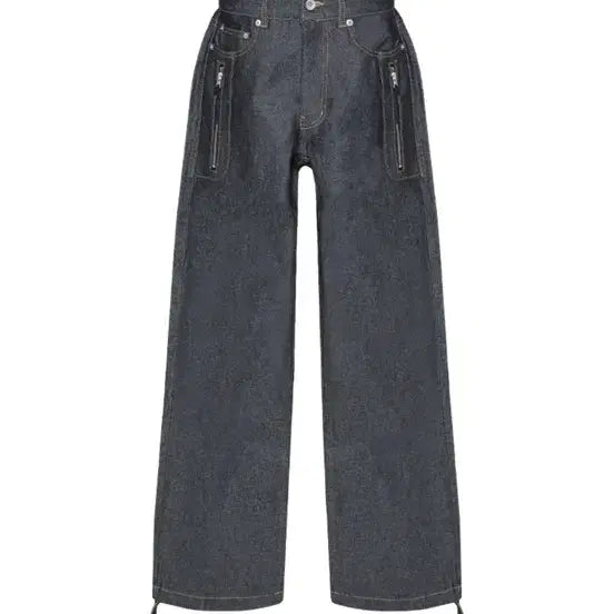 [SOLD OUT] [M] *새상품 mjd 로우라이주 듀얼 집 데님 인디고