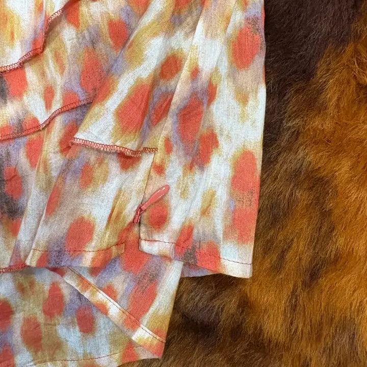 [BUNJANG] Vintage Leopard Pattern Sleeveless Top / 일본빈티지 레오파드 패턴 슬리브리스